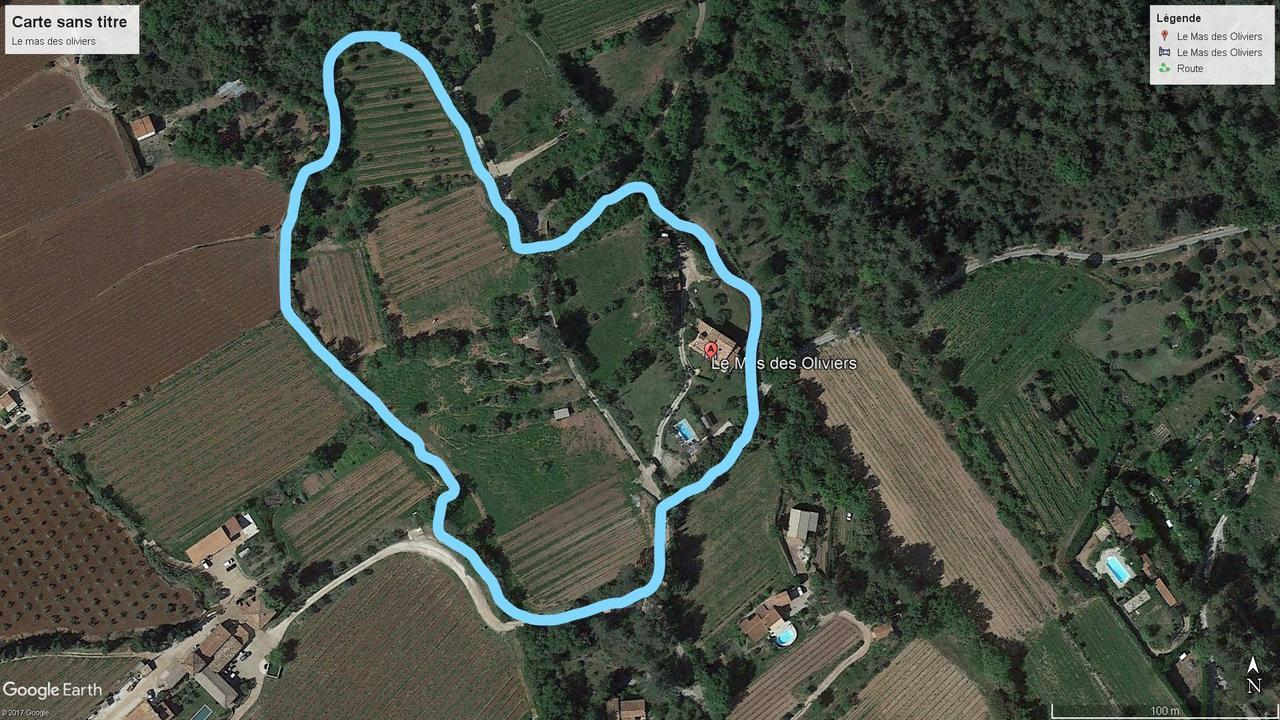 Le Mas Des Oliviers Puget-Ville Bagian luar foto